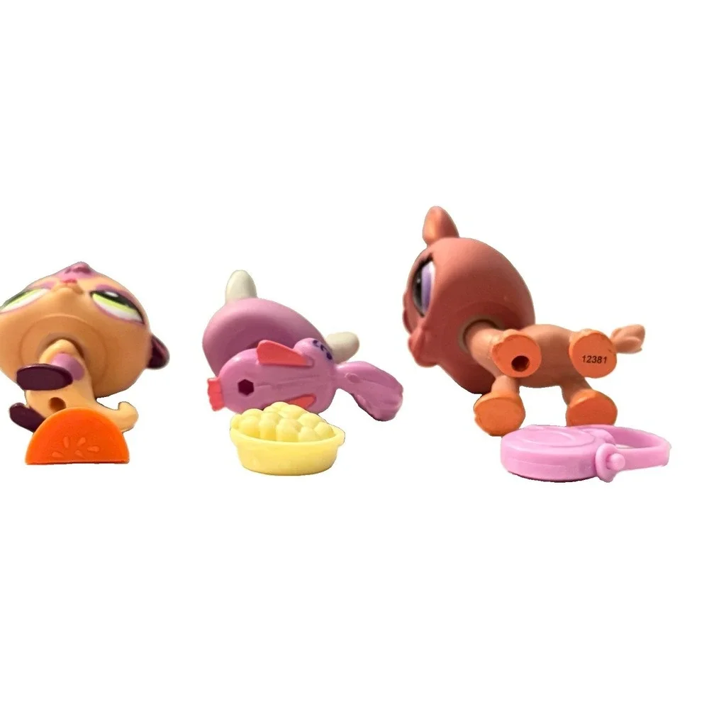 LPS Littlest Pet Shop 2011 Meerkat Chinchilla Camel Set 2115 2116 2117 Authentic